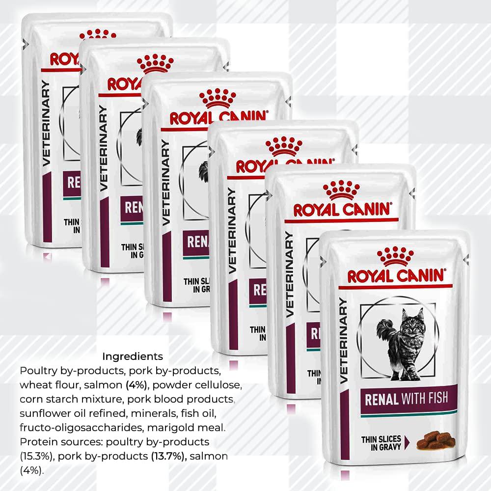 Renal Cat Food Bundle Of 400g Dry Biscuits With Wet Pouches In