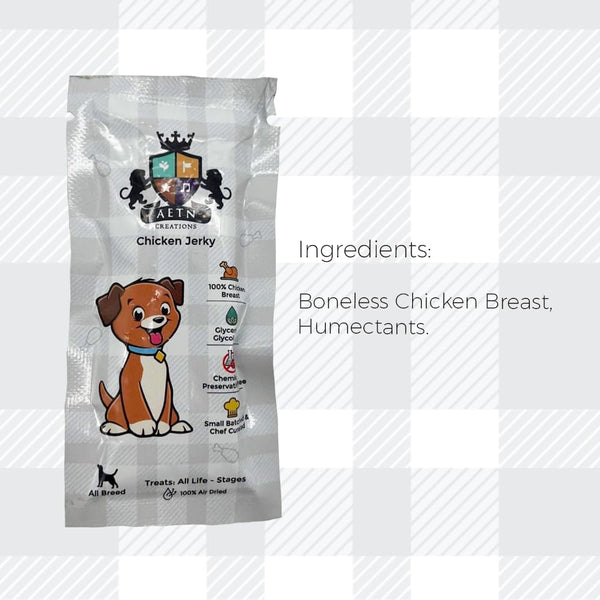 AETN Creations Wainwright's Freeze Dried Dog Food Toppers 2x30g in Chicken plus AETN Creations Jerky Treat, Tasty Addition to your Dog's Diet