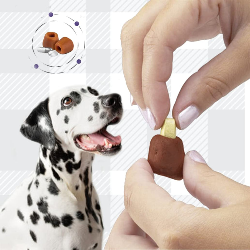 AETN Creations Pill Assist for Medium/Large Dogs 2x 224g Exclusive Treat Makes Giving Medicine to your Dog Easy plus AETN Chicken Jerky Treat