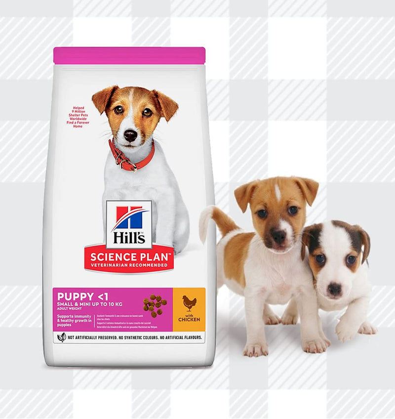 AETN Creations Small and Mini Puppy Dry Dog Food Bundle 2x1.5kg Dry Food Chicken Flavour Supports Immunity and Healthy Growth for Small Breed Dogs plus AETN Treat