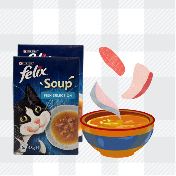 AETN Creations Felix Soup Mixed Pack - Tender Strips Meat and Fish Selection with AETN Creations Chicken Cat Treat