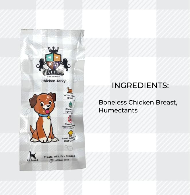 AETN Creations Prescription Diet Canine Gastrointestinal Biome in Chicken 6x354g Wet Food for Adult Dogs with Digestive Difficulties plus AETN Jerky Treat