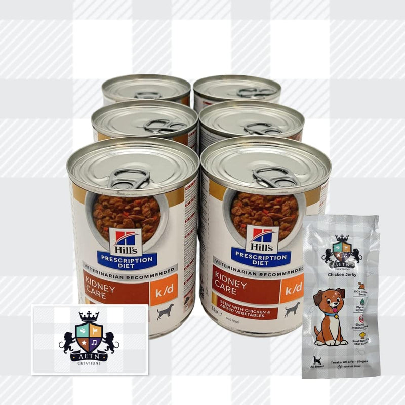 k/d Kidney Care Stew 6x354g Chicken - Balanced Dietetic Wet Food For Adult Dogs Suffering From Kidney Problems, Support Kidney And Heart Function