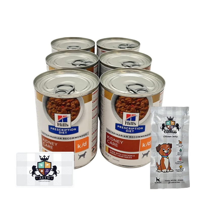 k/d Kidney Care Stew 6x354g Chicken - Balanced Dietetic Wet Food For Adult Dogs Suffering From Kidney Problems, Support Kidney And Heart Function