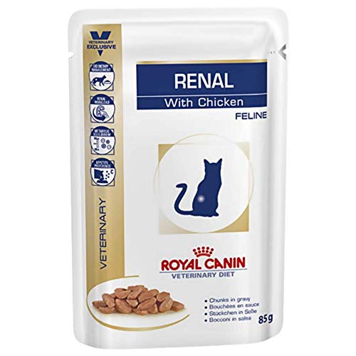 Veterinary Diet Cat - Renal With Chicken 24 X 85g Bulk Buy Mixed Pack Premium Wet Cat Food Pouches For Felines