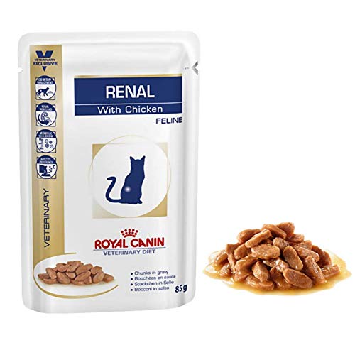 Veterinary Diet Cat - Renal With Chicken 24 X 85g Bulk Buy Mixed Pack Premium Wet Cat Food Pouches For Felines