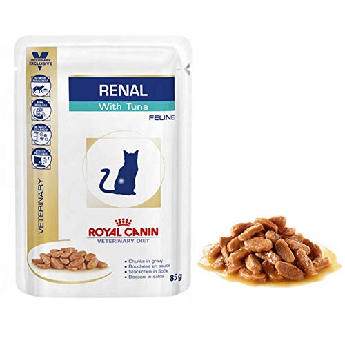 Veterinary Diet Cat - Renal With Tuna 24 x 85g Bulk Buy Mixed Pack Premium Wet Cat Food Pouches