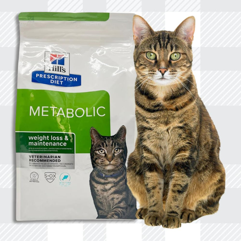 AETN Creations Premium Metabolic Weight Management Pack - 1.5kg Tuna Dry Food for Healthy Adult Cats, Enhanced with AETN Chicken Cat Treats