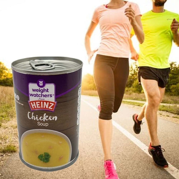 5 Cans Meal Replacement Soup Watch Your Weight with Heinz Chicken Soup 295g, Low in Carbs Packed with Tasty Chicken Pampered in Flavour, A Perfect Starter, Lunch Or Dinner of Choice