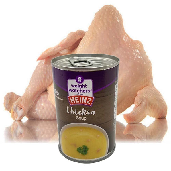 5 Cans Meal Replacement Soup Watch Your Weight with Heinz Chicken Soup 295g, Low in Carbs Packed with Tasty Chicken Pampered in Flavour, A Perfect Starter, Lunch Or Dinner of Choice