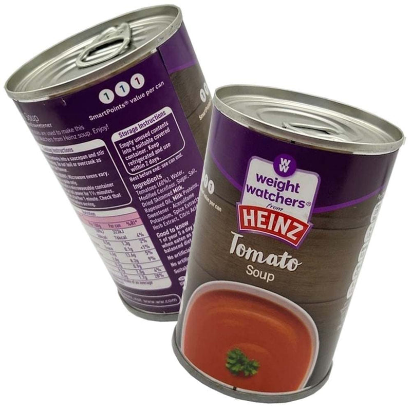 4 Mixed Cans Meal Replacement Soup Pack, Watch Your Weight with Heinz Classic Soups of Tomato, Chicken, Hearty Vegetables Broth and Carrot & Lentil Soup A Perfect Starter Or Meal of Choice