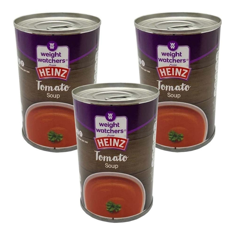 3 Cans Meal Replacement Soup Watch Your Weight with Heinz Tomato Soup 295g Blends in Low Carbs with Ripe and Juicy Tomatoes to Make a Well Prepared Satisfying Delicious Soup