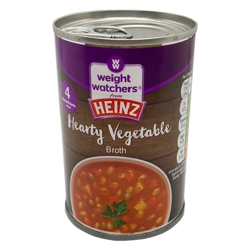 Weight Watchers Heinz Hearty Vegetable Broth 295g 5 Cans Watch Your Weight WithBlends with Low Carbs Packed of Chunky Vegetables and Pearl Barley to Make A Tasty Satisfying Delicious Soup