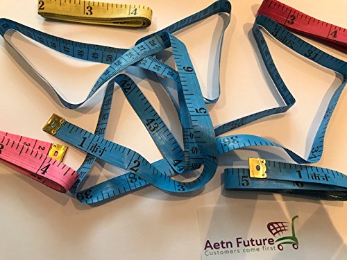 Aetn Tape Measure Check The Loss of Your body fat with this handy Waist guide Great for Dieting Random Vibrant Colours easy store