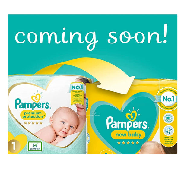 Pampers New Baby Nappies Jumbo Pack, Size 2, 2 x 68 Pack