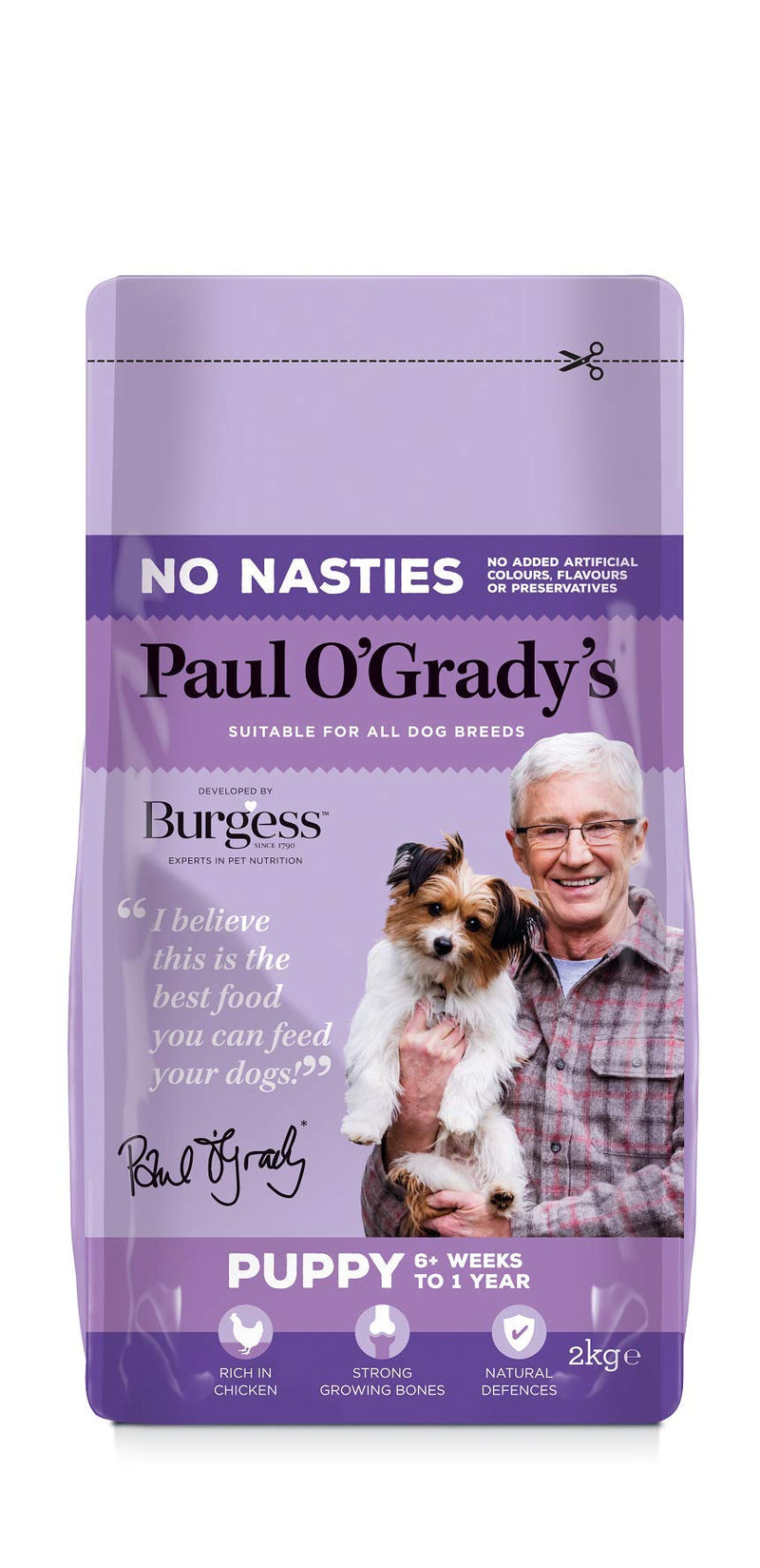 Paul O'Grady No Nasties Puppy 2kg