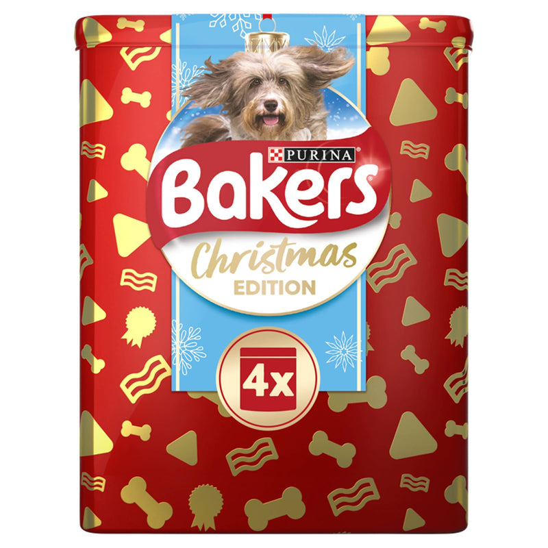 Bakers Christmas Dog Treats Tin, 386g