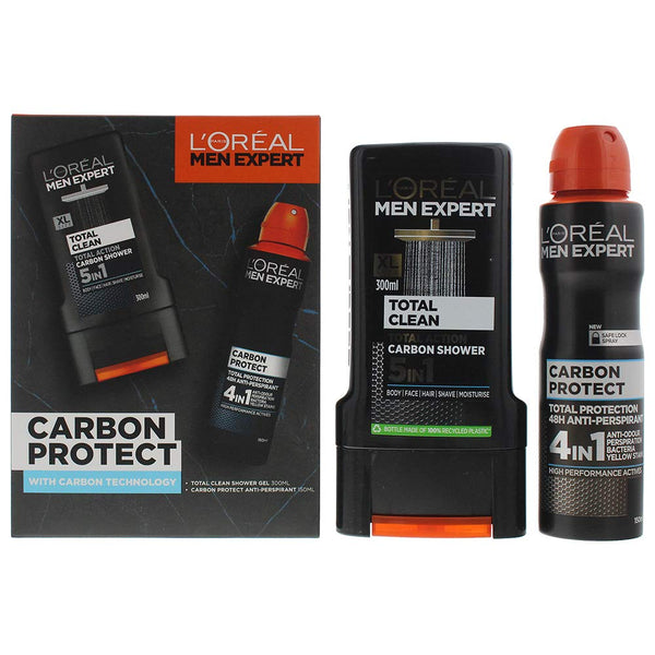 L'Oreal Men Expert Carbon Protect Gift Set for Men, Pack of 2