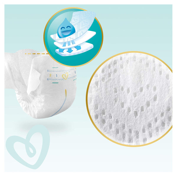 Pampers Premium Protection Diapers New Baby, Gr. 2 mini (4-8 kg), jumbo pack, 1 pack (1 x 68 pieces)