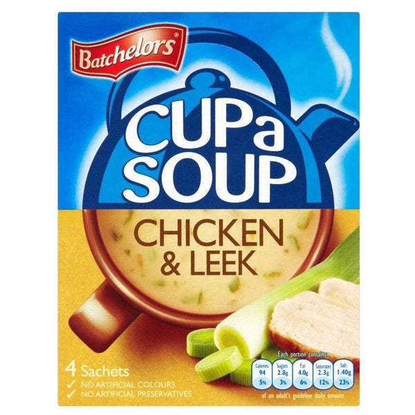 Batchelors Cup a Soup Chicken & Leek (4 per Pack - 86g) - Pack of 6