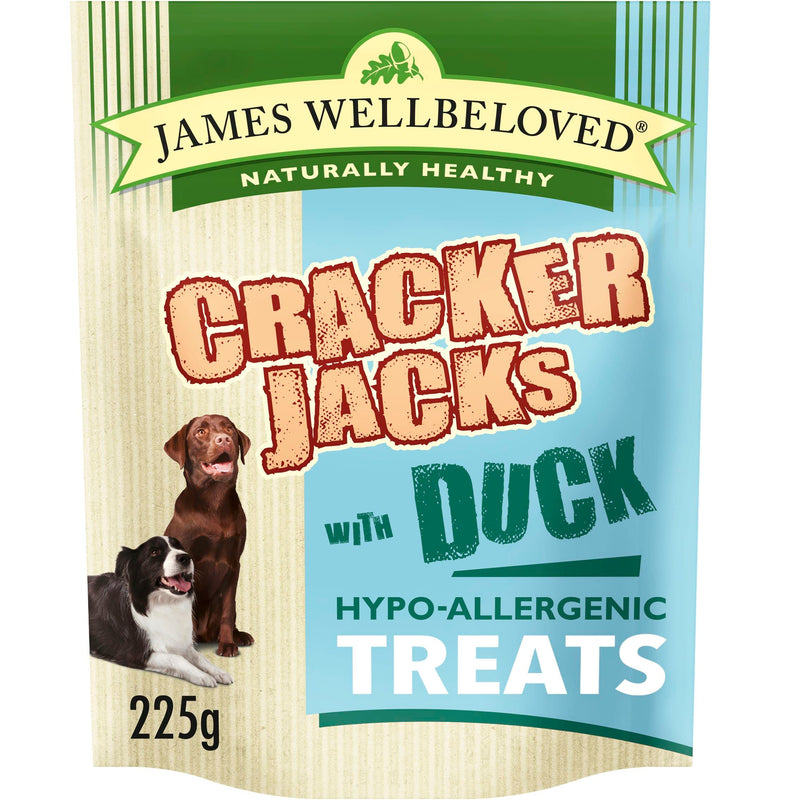 James Wellbeloved Duck Crackerjacks 225 g