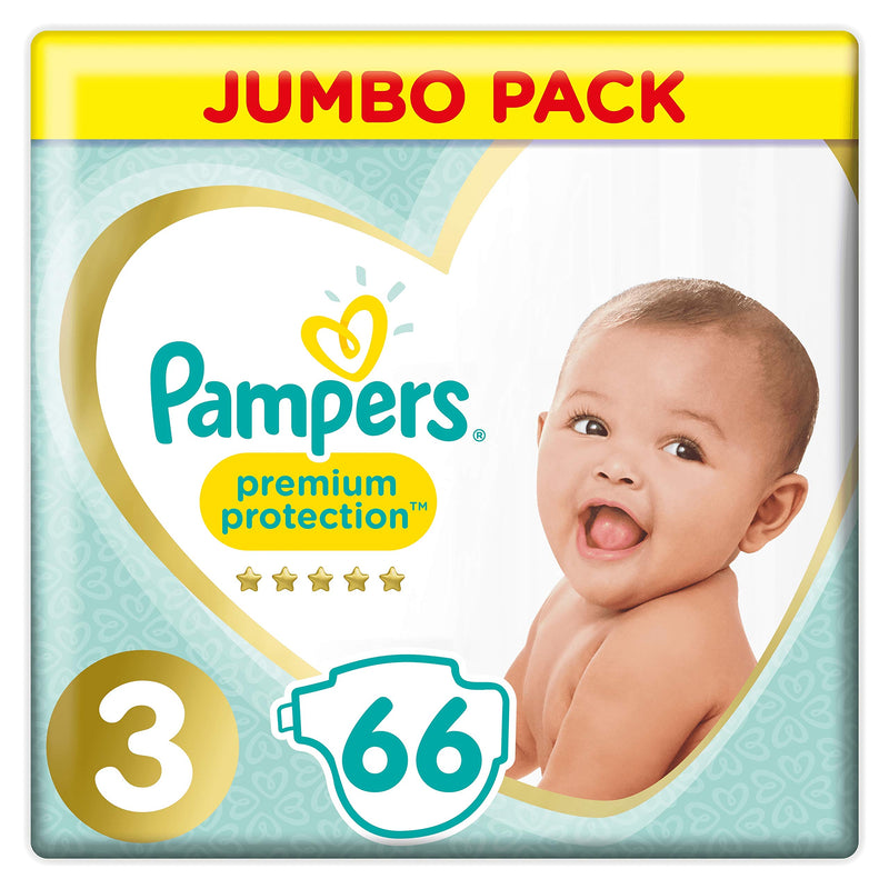 Pampers Size 3 Premium Protection Baby Nappies