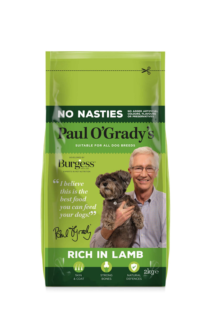 Paul O’Grady’s No Nasties Dog Food Rich in Lamb, 2kg