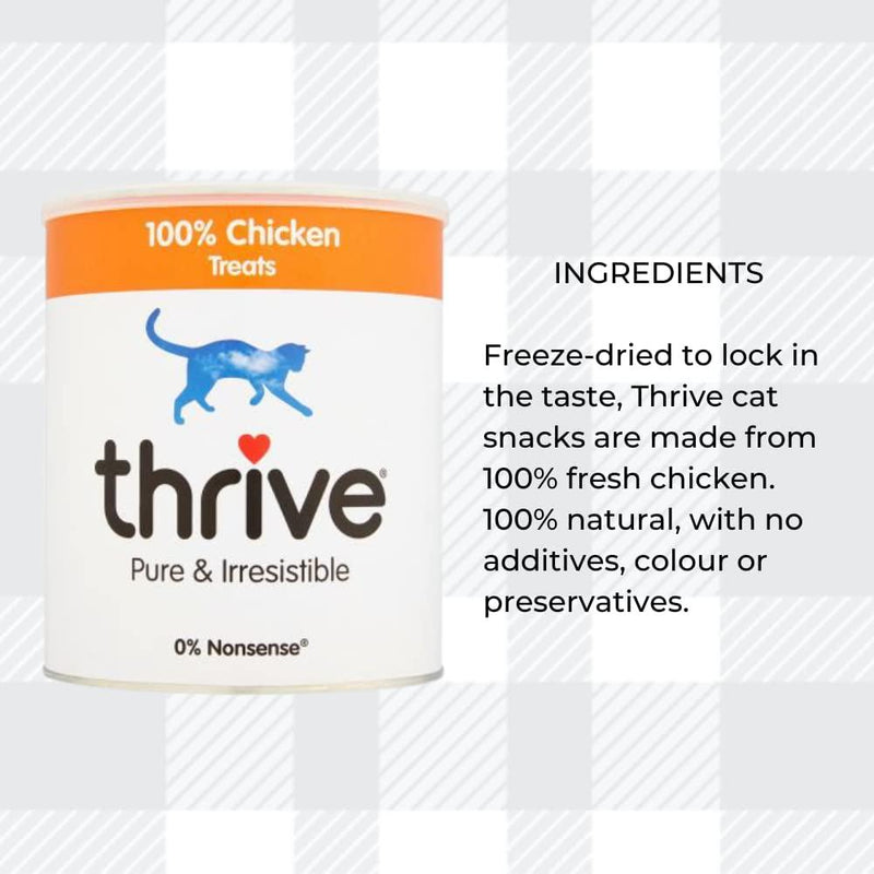 AETN Creations Double Up On Deliciousness With Thrive Maxi Cat Treats - 2 Pack Of Premium Natural For Happy And Healthy Cats In Chicken Tuna Combined