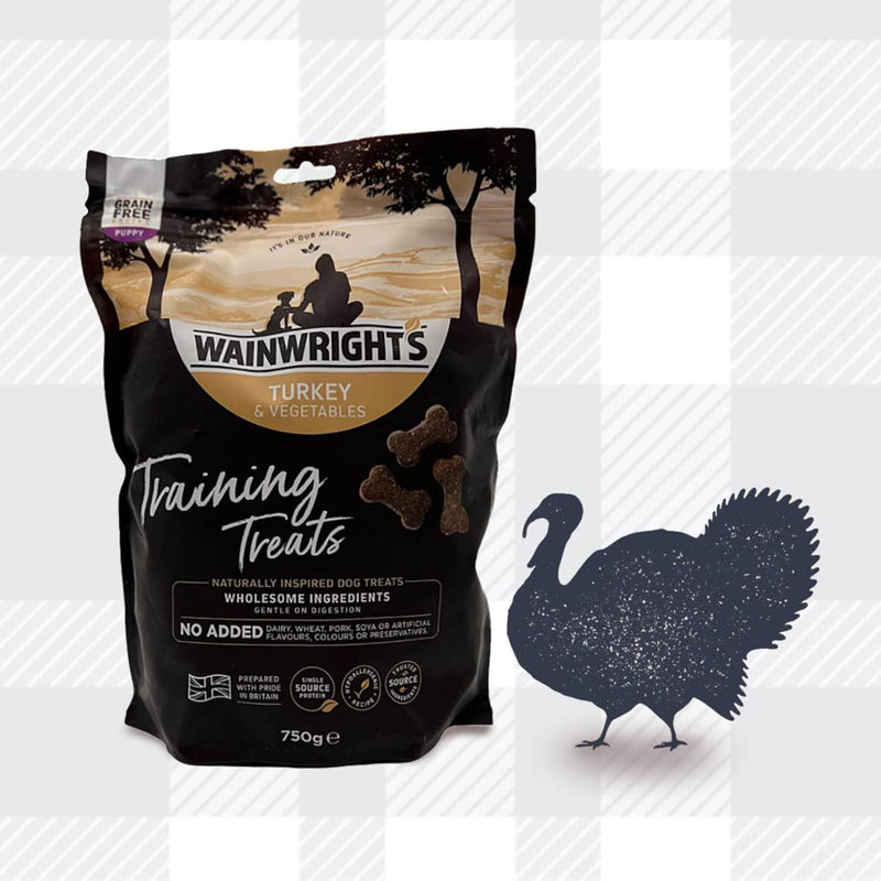 Grain Free Puppy Training Treats 2x750g In Turkey And Vegetables